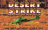 Desert Strike - Return to the Gulf Title Screen